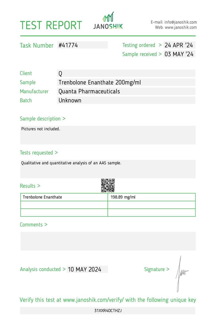 Quanta Pharma Trenbolone Enanthate - Image 4
