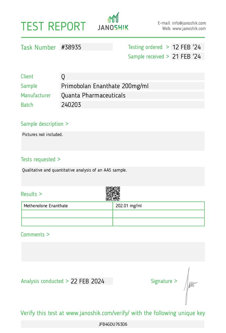 Quanta Pharma Primobolan 200mg - Image 5