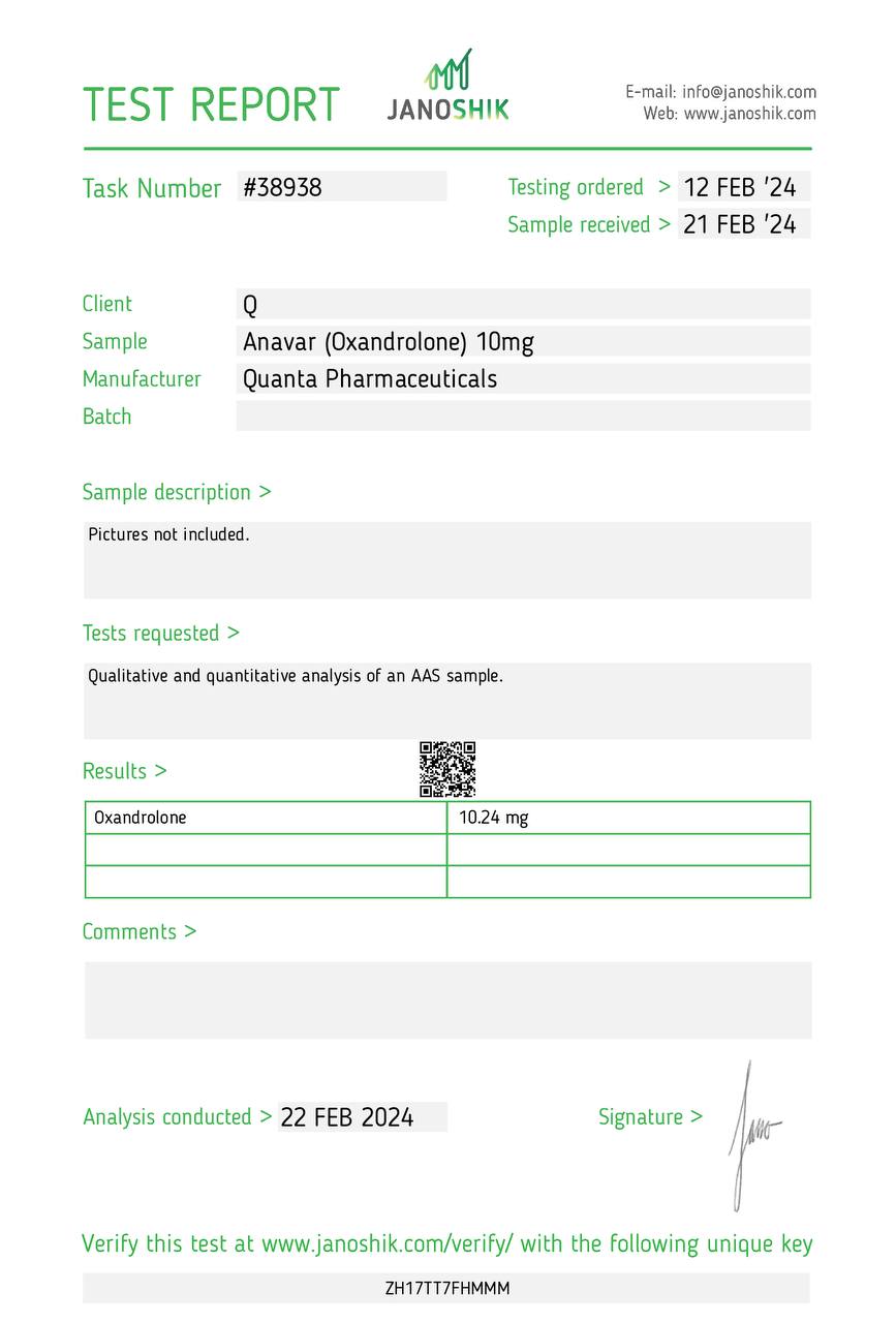 Quanta Pharma Anavar 10mg - Image 4