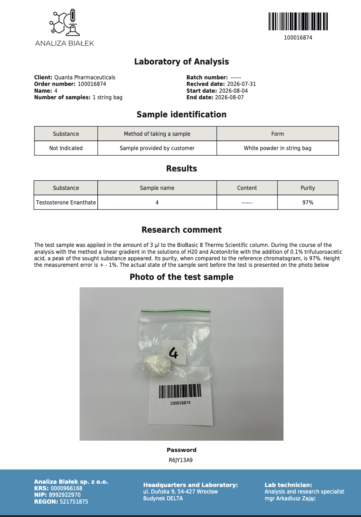Quanta Pharma Testosterone Enanthate - Image 5