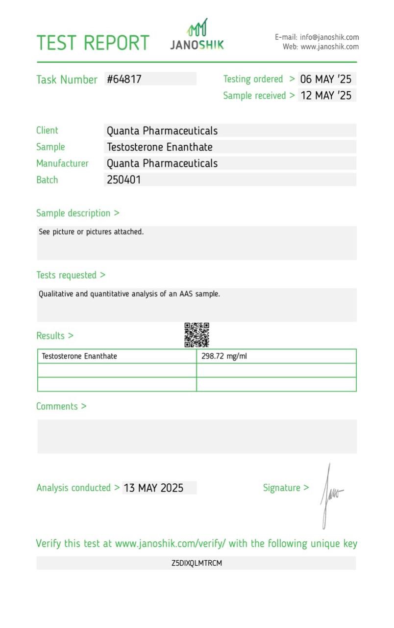 Quanta Pharma Testosterone Enanthate - Image 8