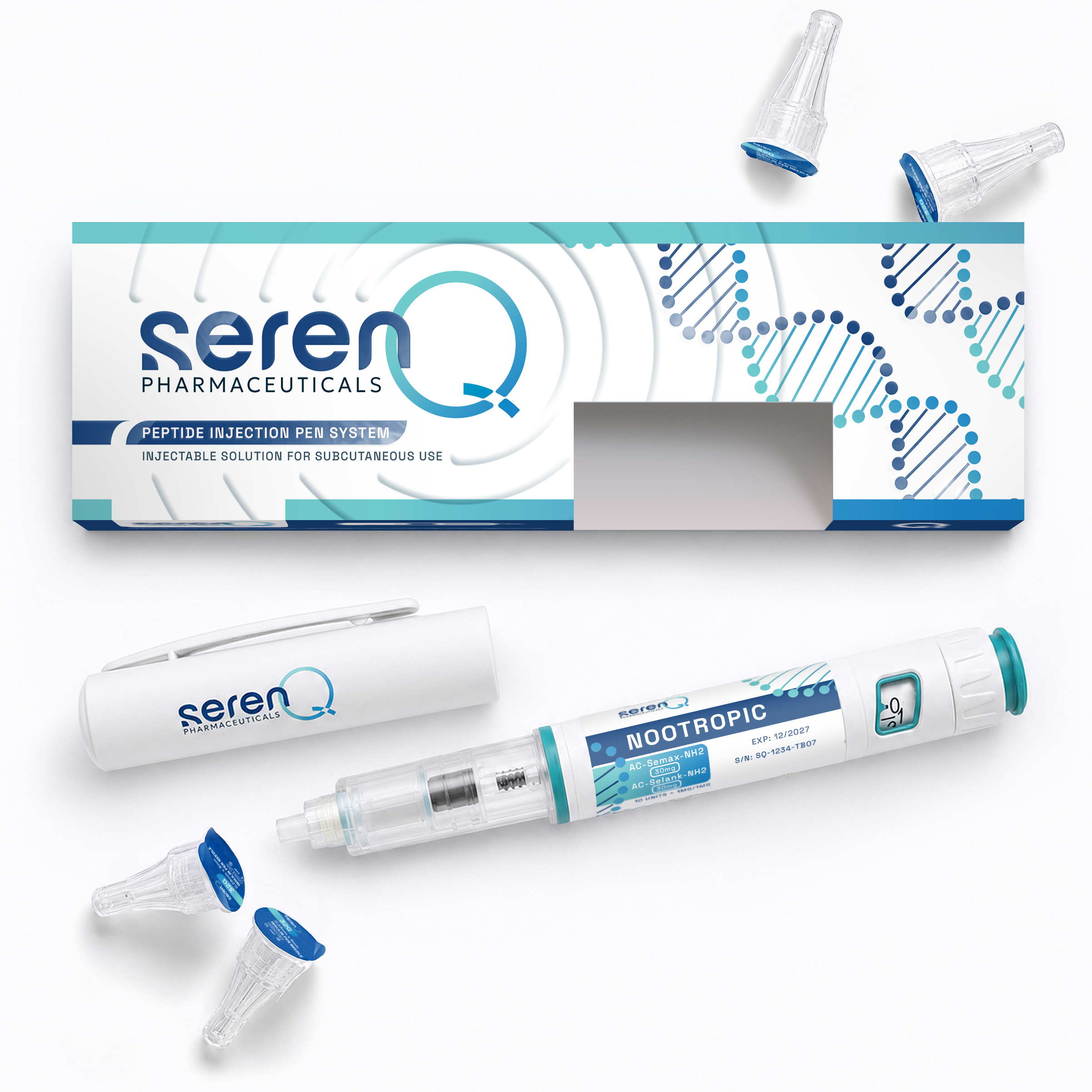 Buy Nootropic Peptide Pen UK Research Cognitive Blend - The Ped Shop